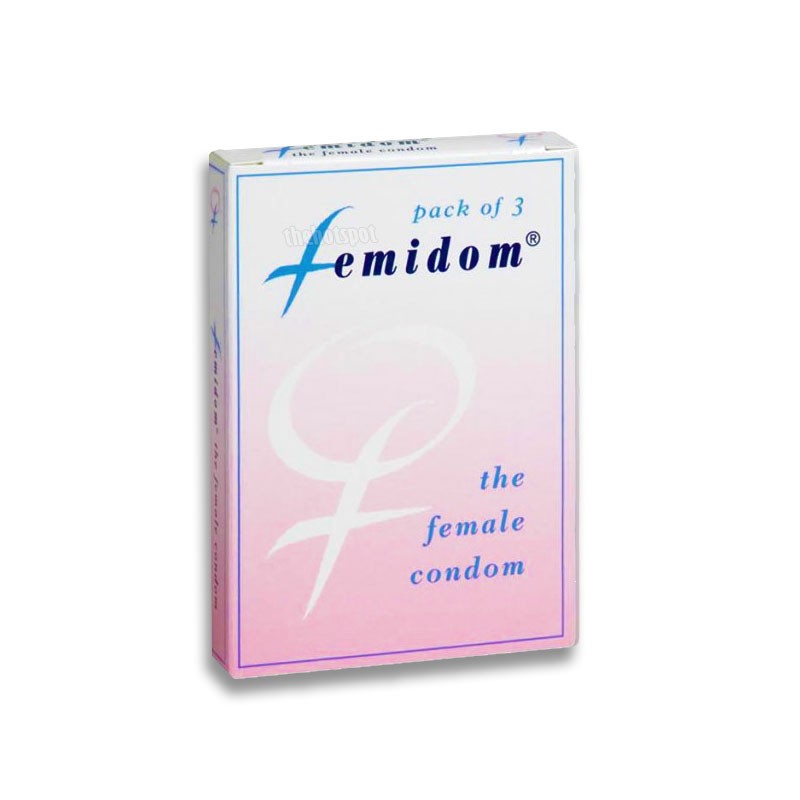 Femidom Female Condom - 3 Pack